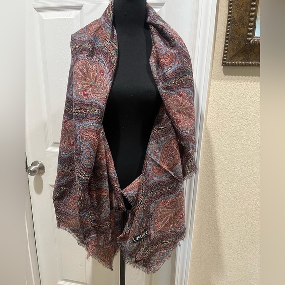 LIBERT PAISLEY LARGE SHAWL SCARF!